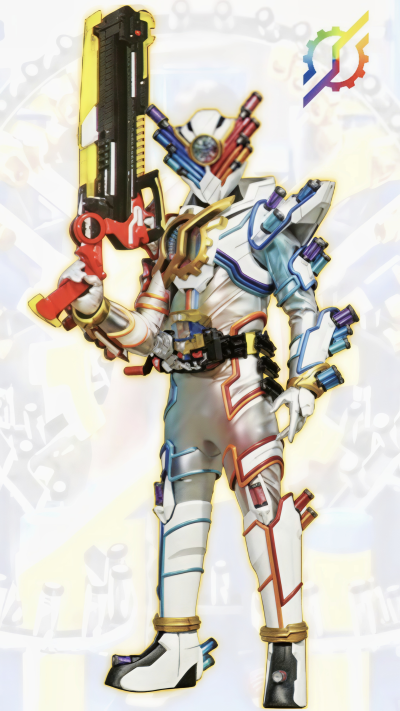 假面骑士天才创骑，满装能量瓶爆破枪。(侵权删)