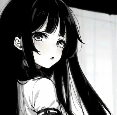 黑色系卡通女头