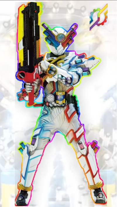 假面骑士天才创骑，满装能量瓶爆破j剑。(侵权删)