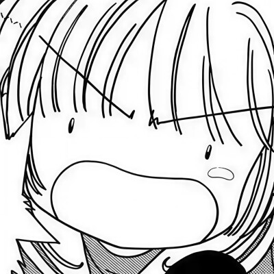 黑白漫画/女生头像