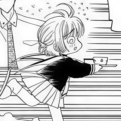 黑白漫画/女生头像