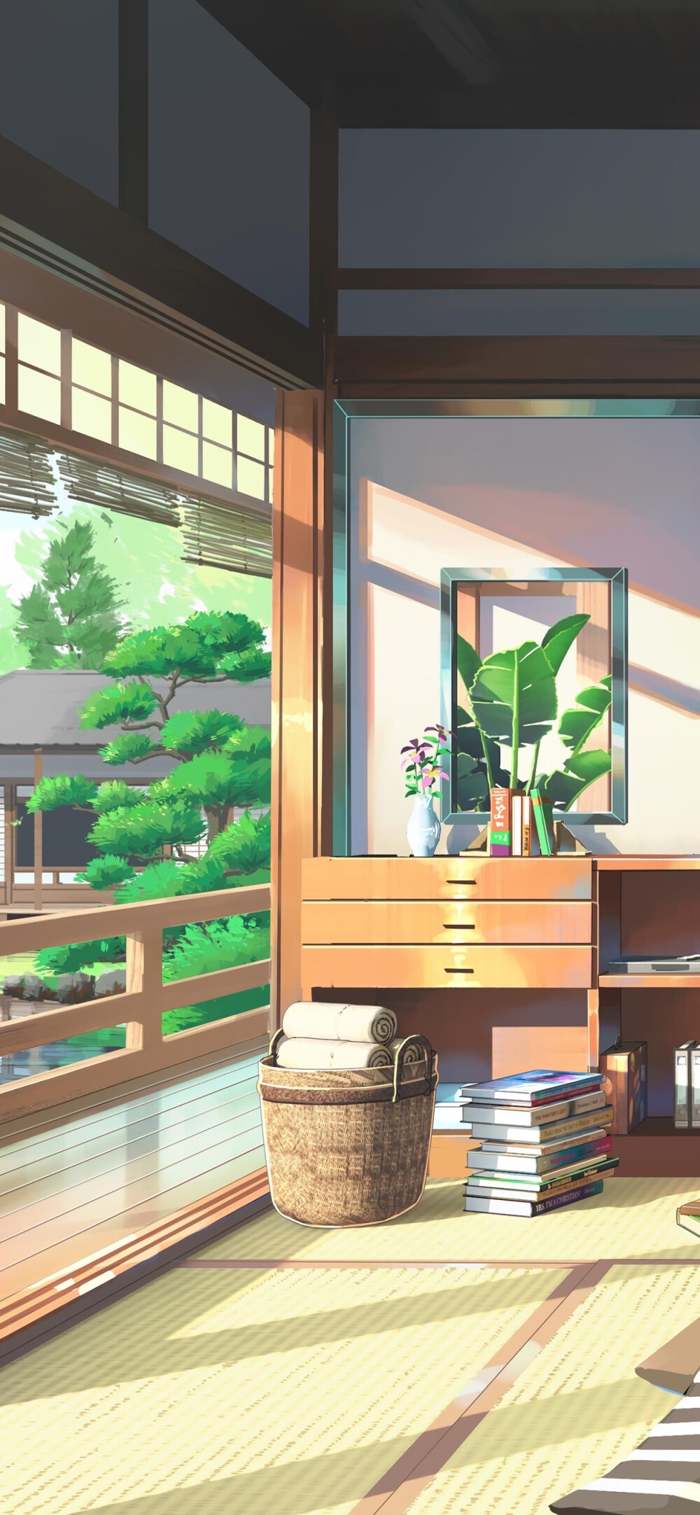 动漫场景壁纸，插画壁纸