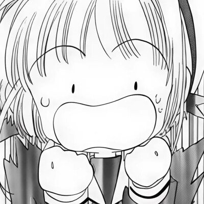 黑白漫画/女生头像