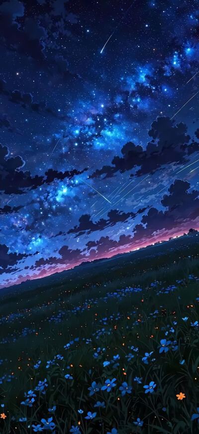 动漫场景壁纸，插画壁纸