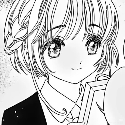 黑白漫画/女生头像
