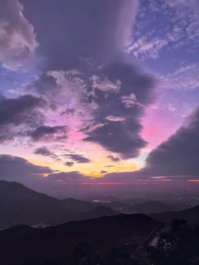 晚霞紫