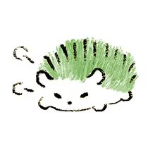 草坪小刺猬表情包