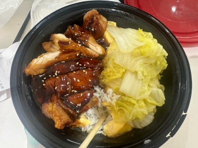 照烧鸡扒饭