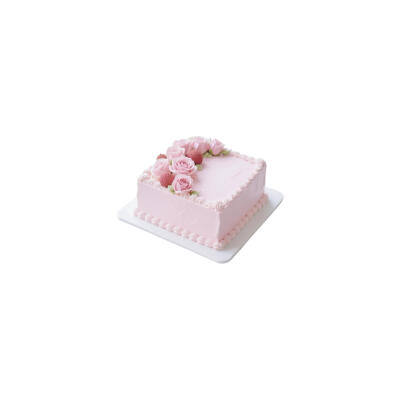 粉色蛋糕白底头像