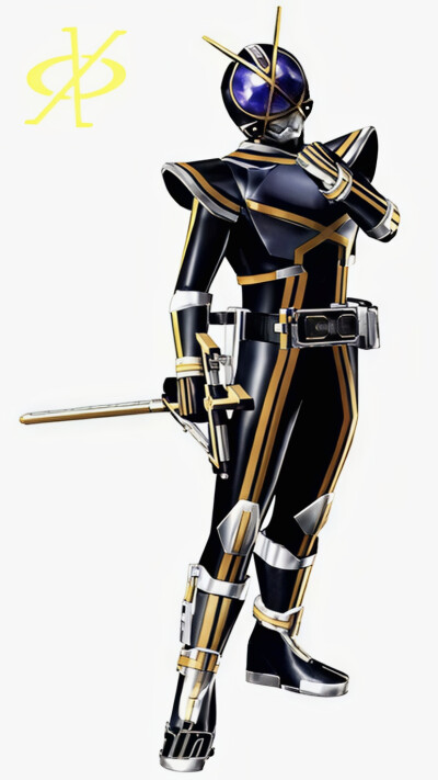 假面骑士凯撒，凯撒刃枪剑。《假面骑士斗骑大战2》。(侵权删)