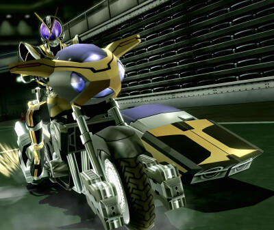 假面骑士凯撒，边车猛击者。《假面骑士斗骑大战2》。(侵权删)