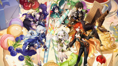 原神四周年贺图