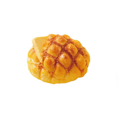 黄油菠萝包白底头像