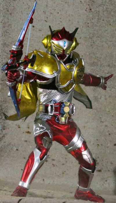 假面骑士巴隆，柠檬能量铠甲。音速箭矢。《假面骑士铠武系列》。(侵权删)