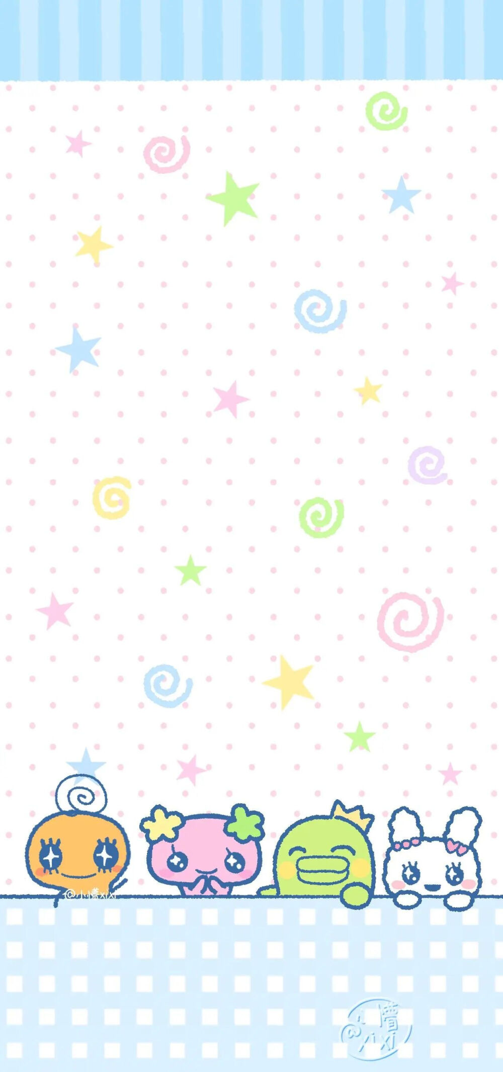 卡通手机壁纸套图
拓麻歌子 日系 古早