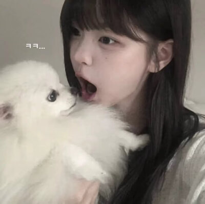 白色系真人头像