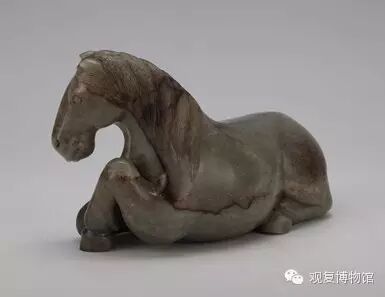 青玉卧马 明代
观复博物馆藏
