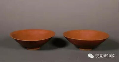 北方窑口酱釉碗  宋代 
观复博物馆藏
