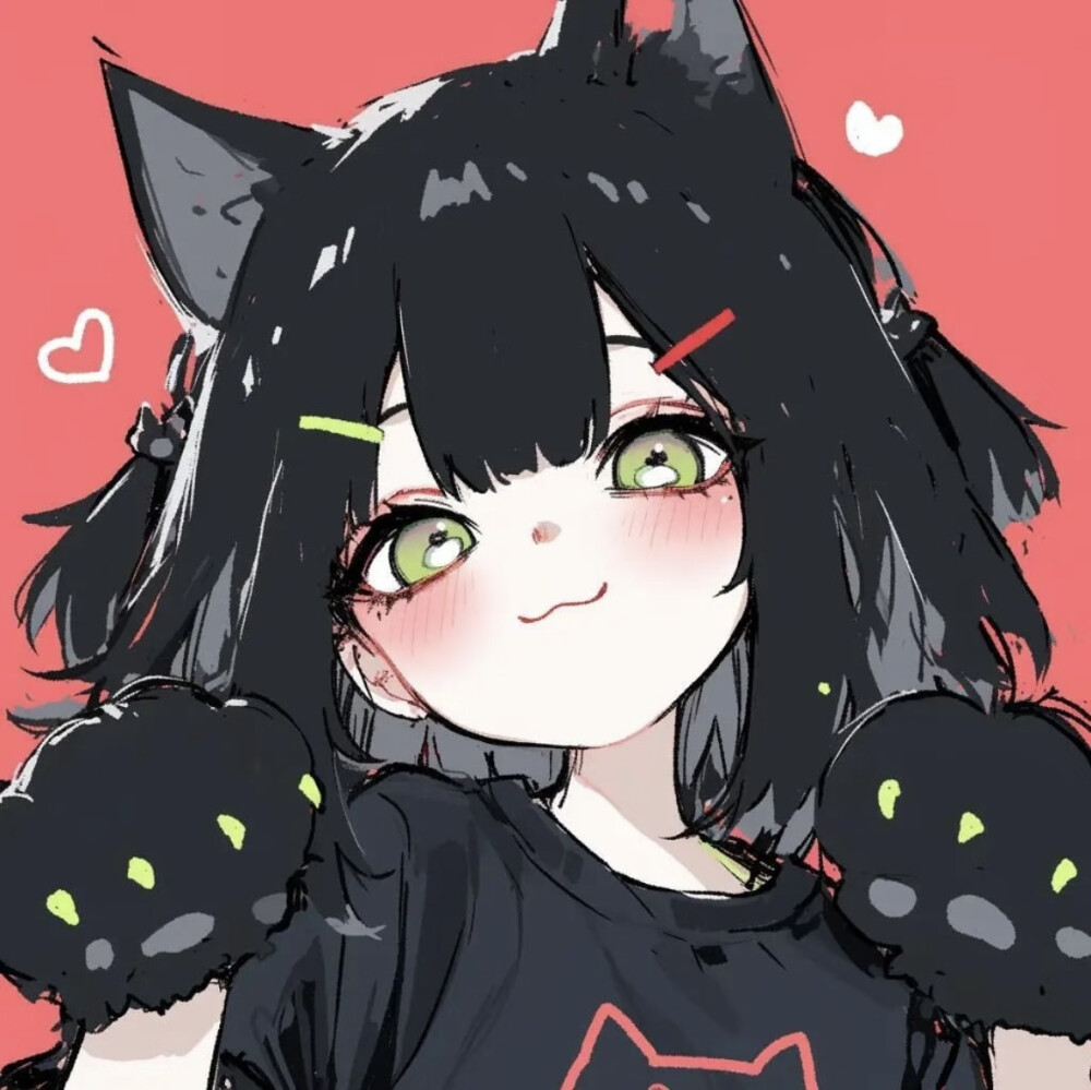 可爱猫咪少女头