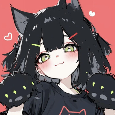 可爱猫咪少女头