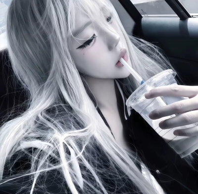 忧郁感女头