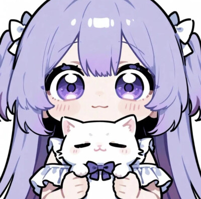 可爱猫咪少女头