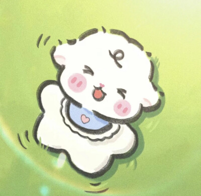 绿色卡通头像