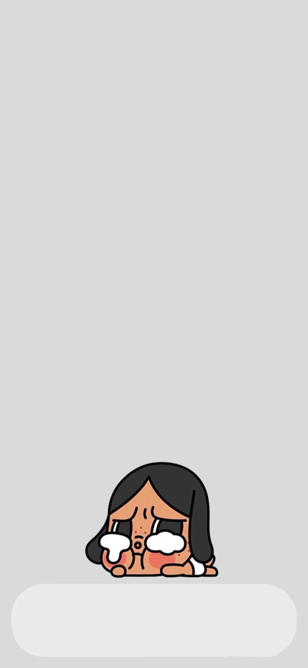 哭娃 iPhone 壁纸