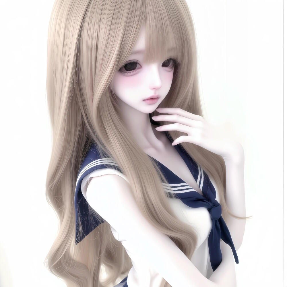 超权威女头 白板背景