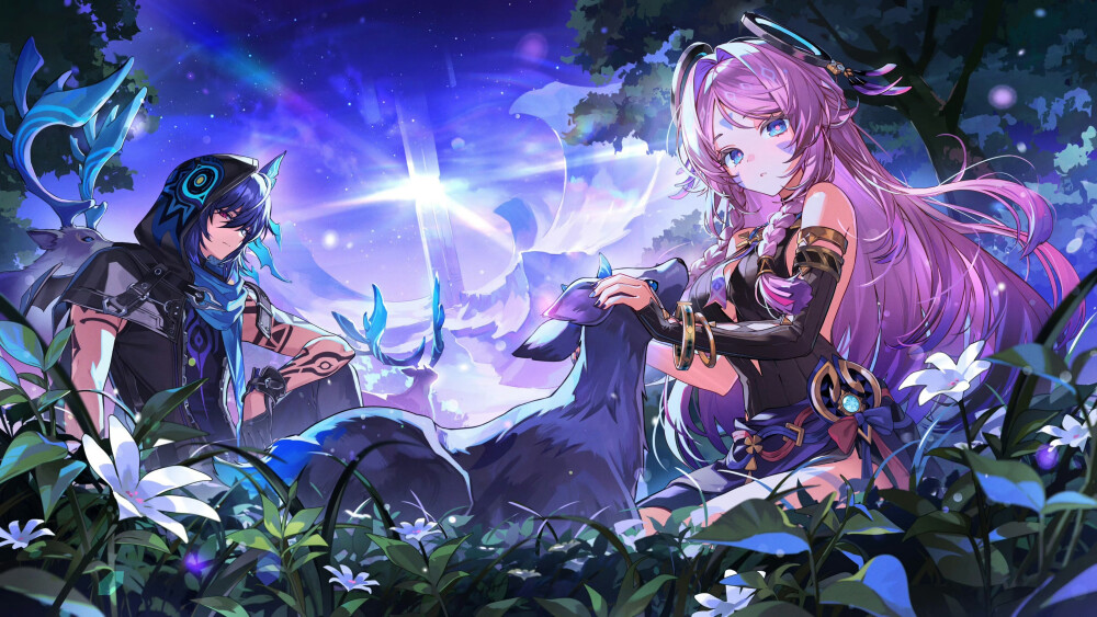 来源@原神海外搬运真君
原神挪德卡莱开门欧洛伦和茜特菈莉商稿✨】
作者:_SYAGAMU