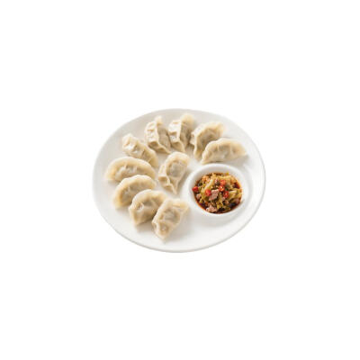 水饺白底头像