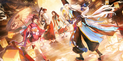 阴阳师 晴明 神乐 源博雅 八百比丘尼
九久同乐
