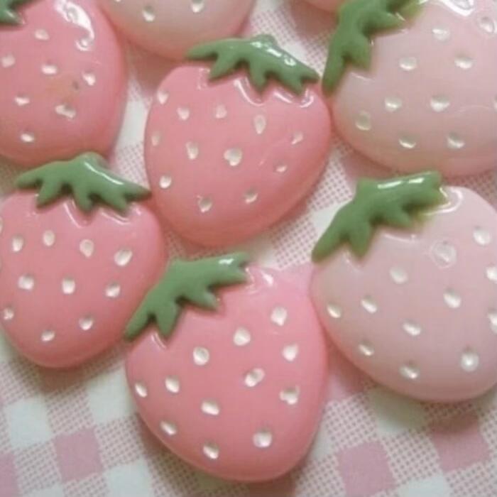 草莓 物品 粉色系 少女心