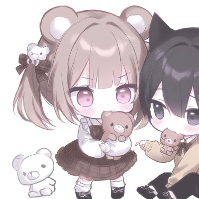 动漫情侣头像ai