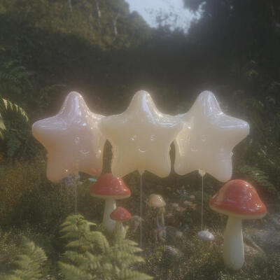 蘑菇核 星星核
图源小红薯 Zopiclone Lab（ai合成内容）