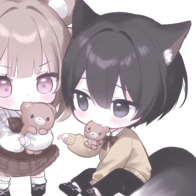 动漫情侣头像ai