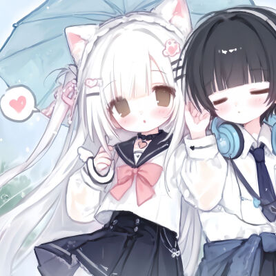 动漫情侣头像