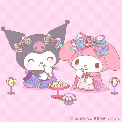 三丽鸥美乐蒂和库洛米