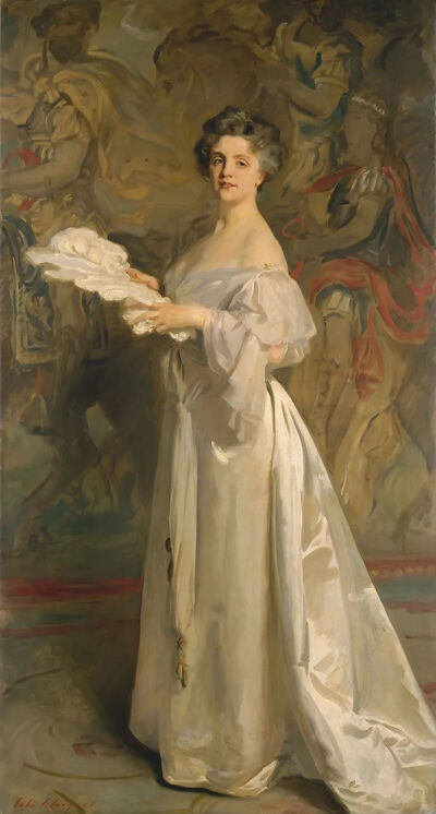 《Ada Rehan_艾达·雷汉》
1894-1895年，布面油画，236.2 x 127.3 cm
