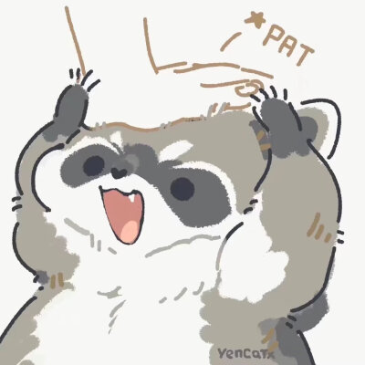 小浣熊可爱头像
原画师twi（X）：Yencatx