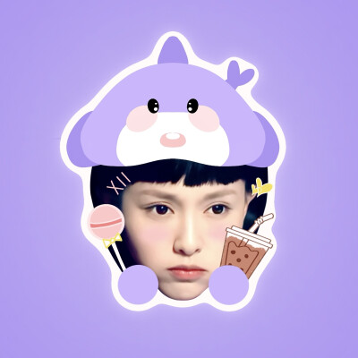 唐嫣 涂鸦大头 头像