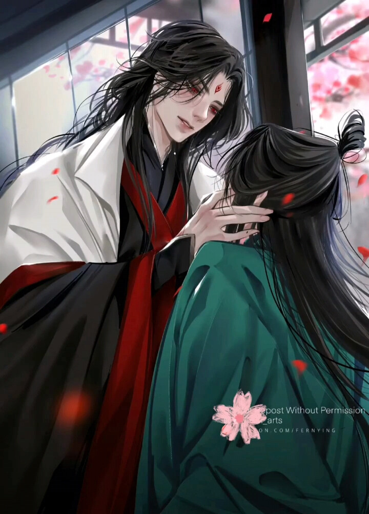 "师尊，一直陪着弟子吧。不要离开，好不好？"
X: Fern_arts
