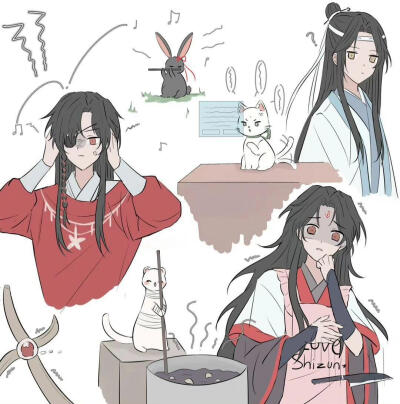 这是在玩家家吗？羡羡的笛子要把三郎烦死了