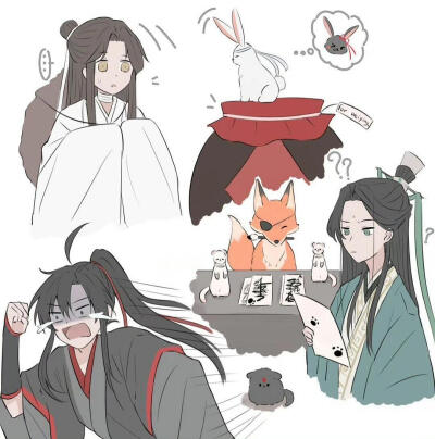 这是在玩家家吗？羡羡的笛子要把三郎烦死了