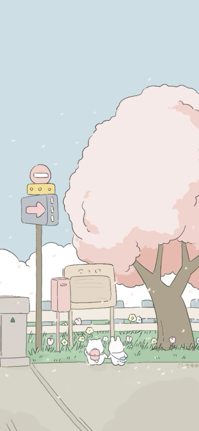 动漫场景壁纸，插画壁纸