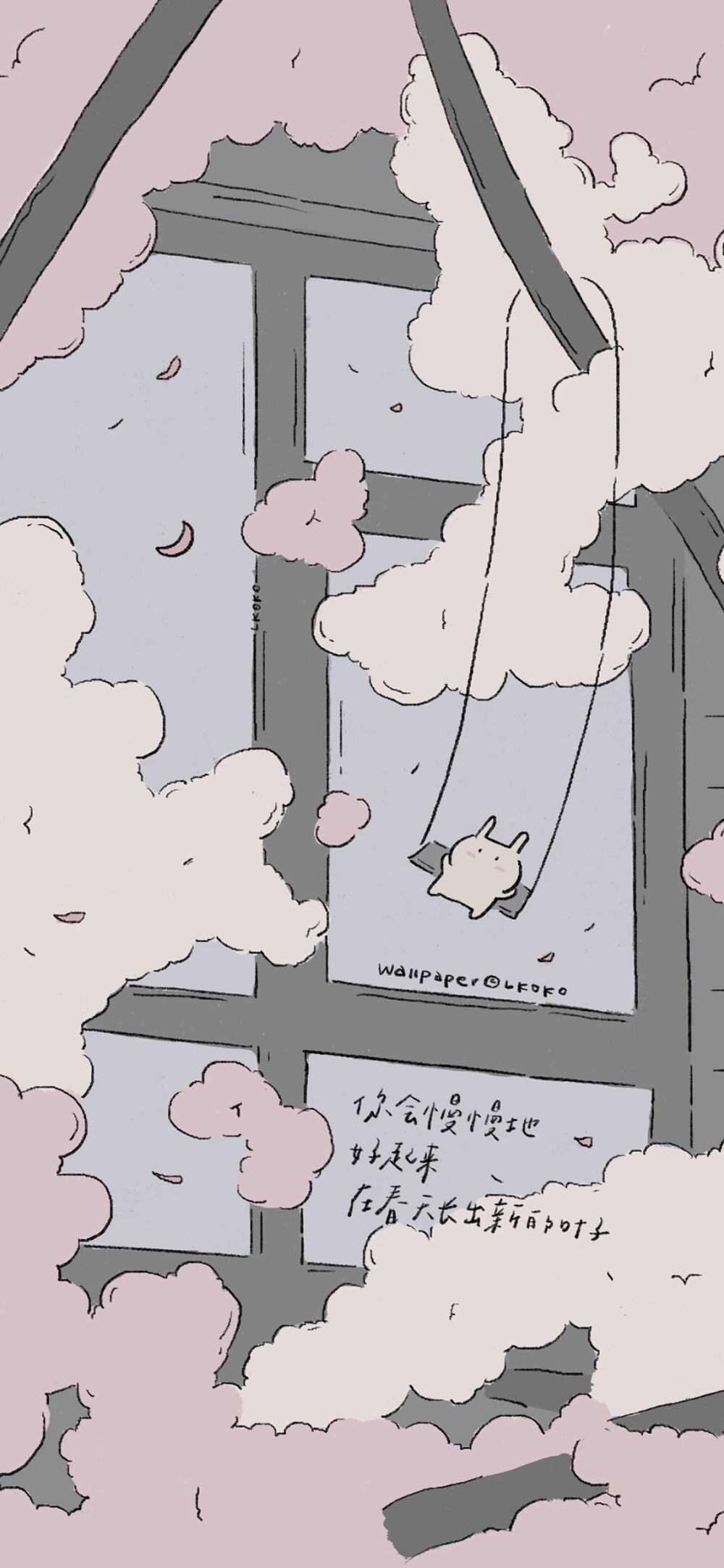 动漫场景壁纸，插画壁纸