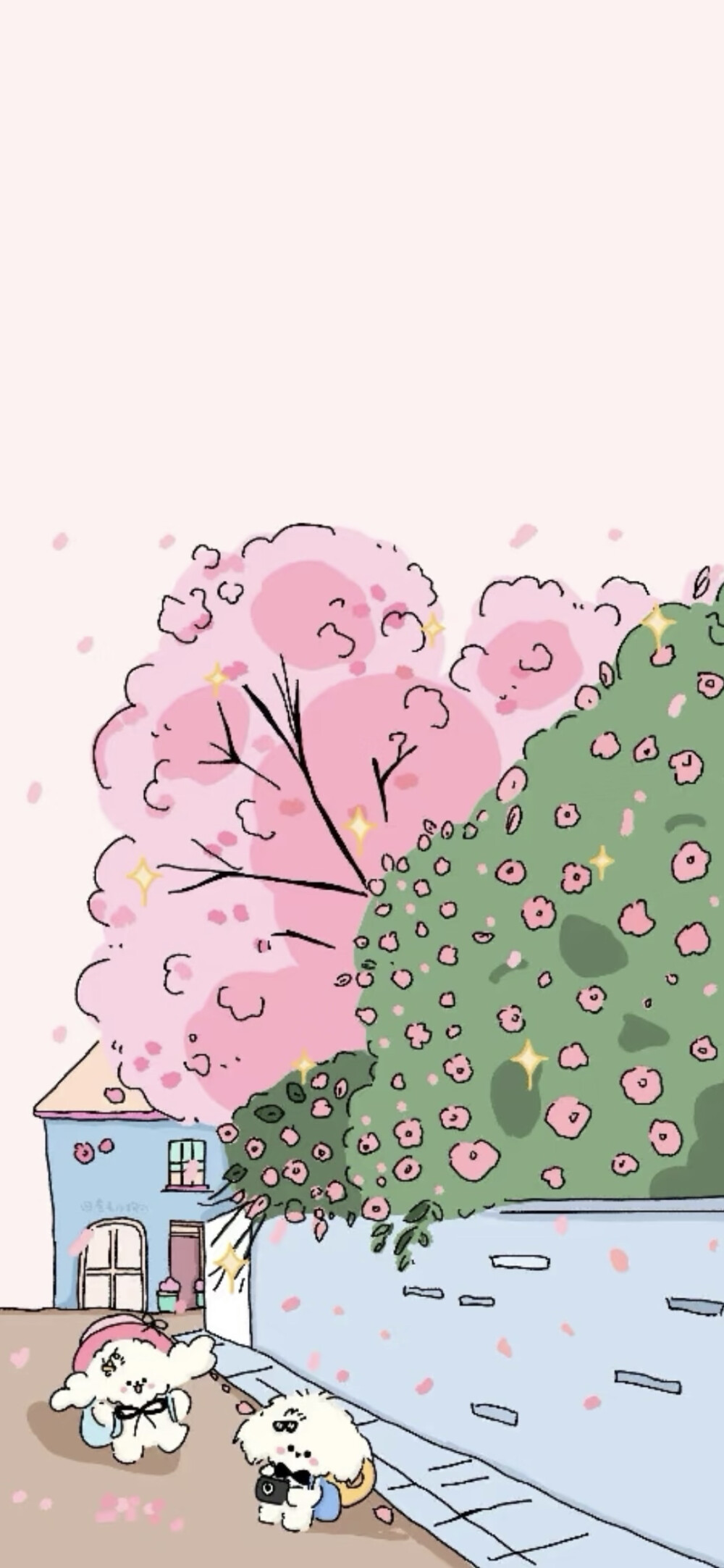 动漫场景壁纸，插画壁纸