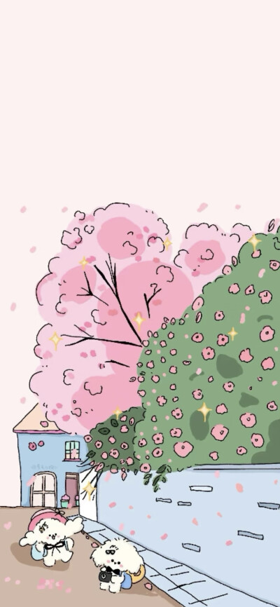动漫场景壁纸，插画壁纸