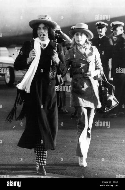 Marianne Faithfull and Mick Jagger