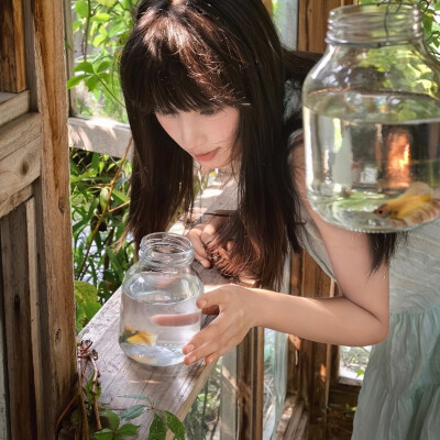 干净 女头